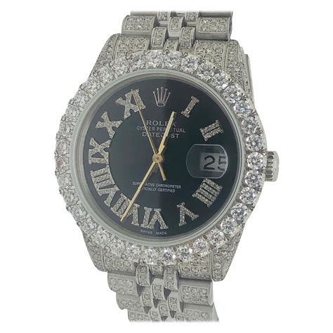 rolex vvs diamond watch|rolex diamond bezel for sale.